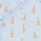 Baby Boys Blue Logo Bodysuit, 1, hi-res