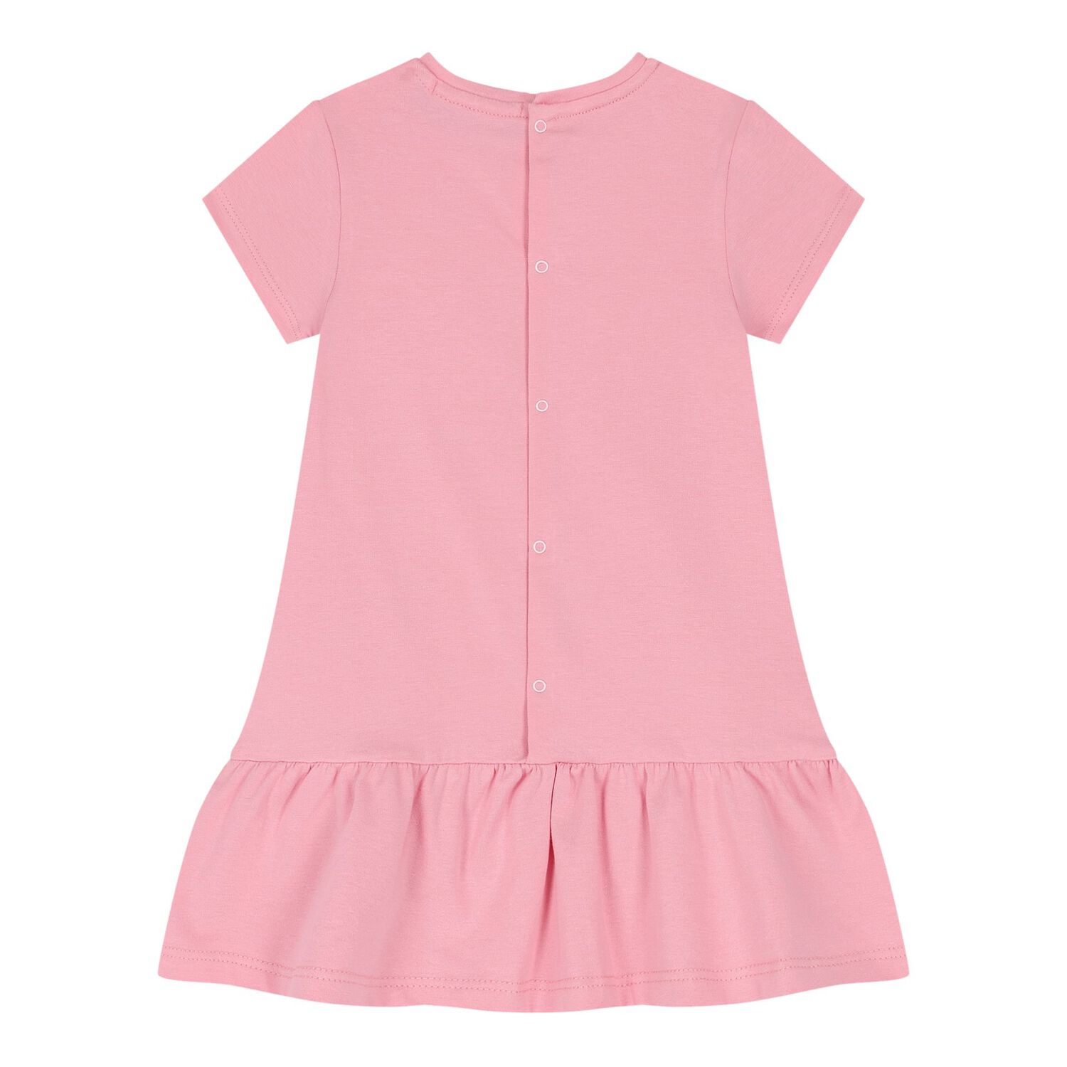 Younger Girls Pink Bag Dress, 3, hi-res image number null