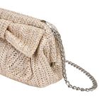 Girls Beige Bow Handbag, 2, hi-res