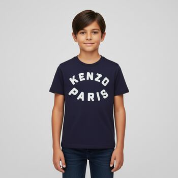 Navy Blue Logo T-Shirt