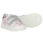 Girls Pink & White Disney Trainers, 1, hi-res