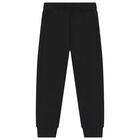 Boys Black Logo Joggers, 1, hi-res