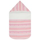 Baby Girls Pink & White Zig Zag Nest, 1, hi-res