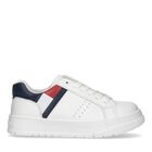 Boys White Logo Trainers, 1, hi-res