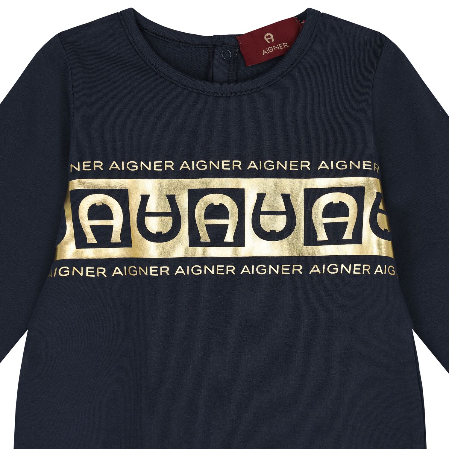 أفرول أولاد بالشعار باللون الكحلى, 3, hi-res