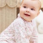 ملابس نوم وردية مزهرة للبنات الصغيرات, 1, hi-res