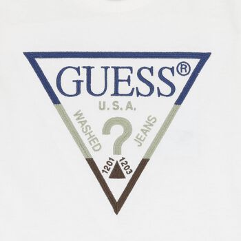 Boys White Logo T-Shirt