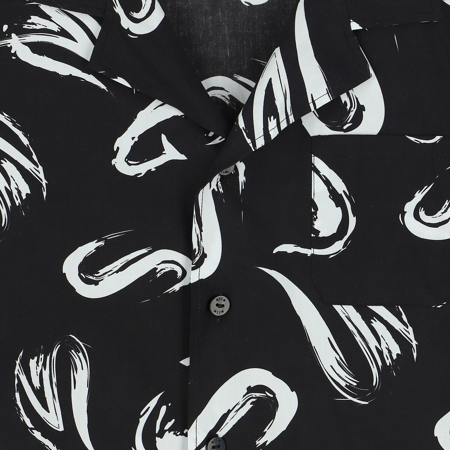 Boys Black Logo Shirt, 2, hi-res