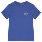 Boys Blue Logo T-Shirt, 1, hi-res