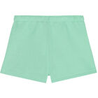 Girls Green Logo Shorts, 1, hi-res