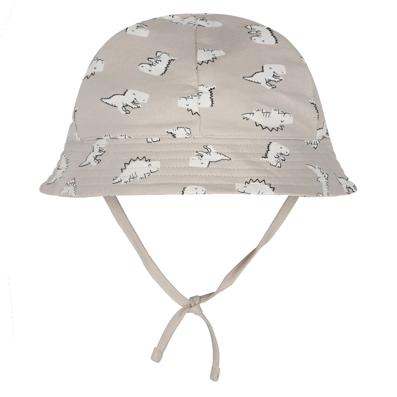 طقم شورت أولاد بطبعة ديناصور باللون الأبيض والبيج, 2, hi-res