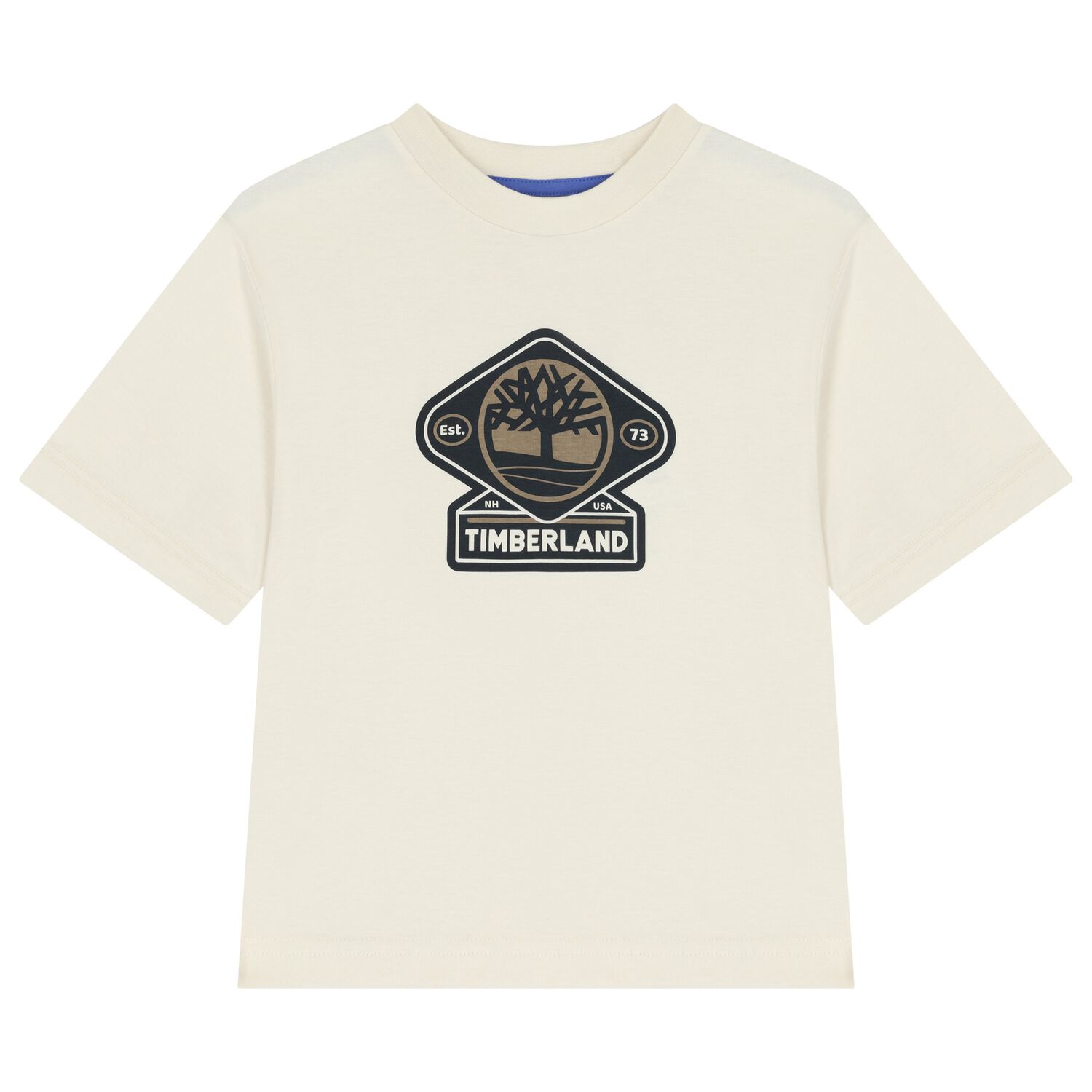 Boys Ivory Logo T-Shirt, 1, hi-res
