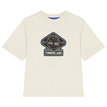 Boys Ivory Logo T-Shirt