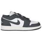 Grey & White Air Jordan 1 Low Trainers, 8, hi-res