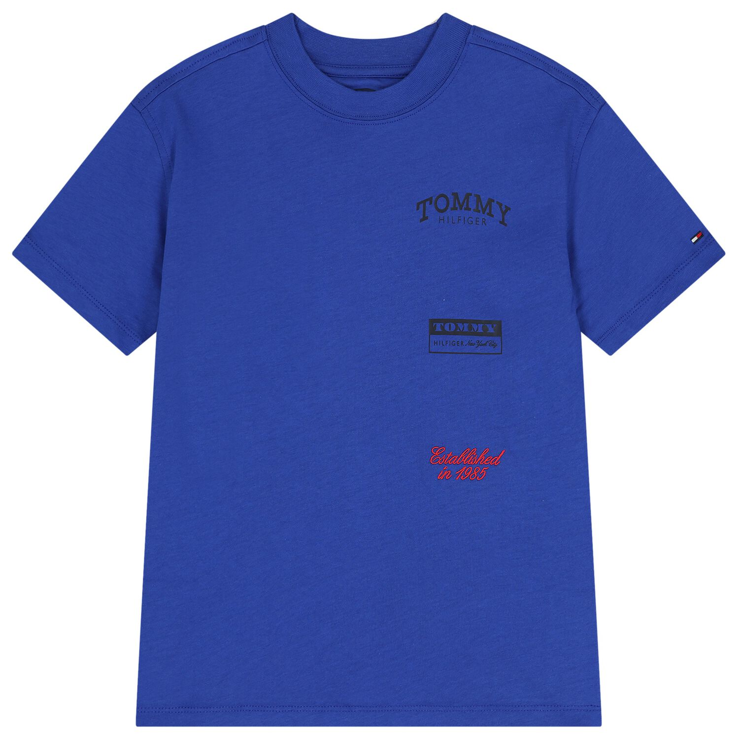 Boys Blue Logo T-Shirt, 1, hi-res
