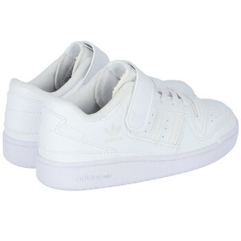 White Forum Low Trainers