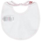 Baby Boys White Lively London Bib, 1, hi-res