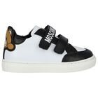 Black & White Teddy Bear Trainers, 1, hi-res
