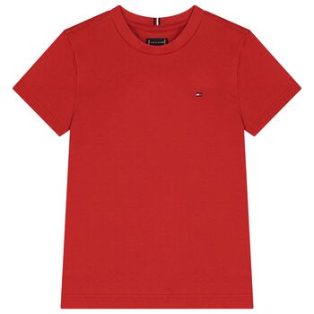Boys Red Logo T-Shirt