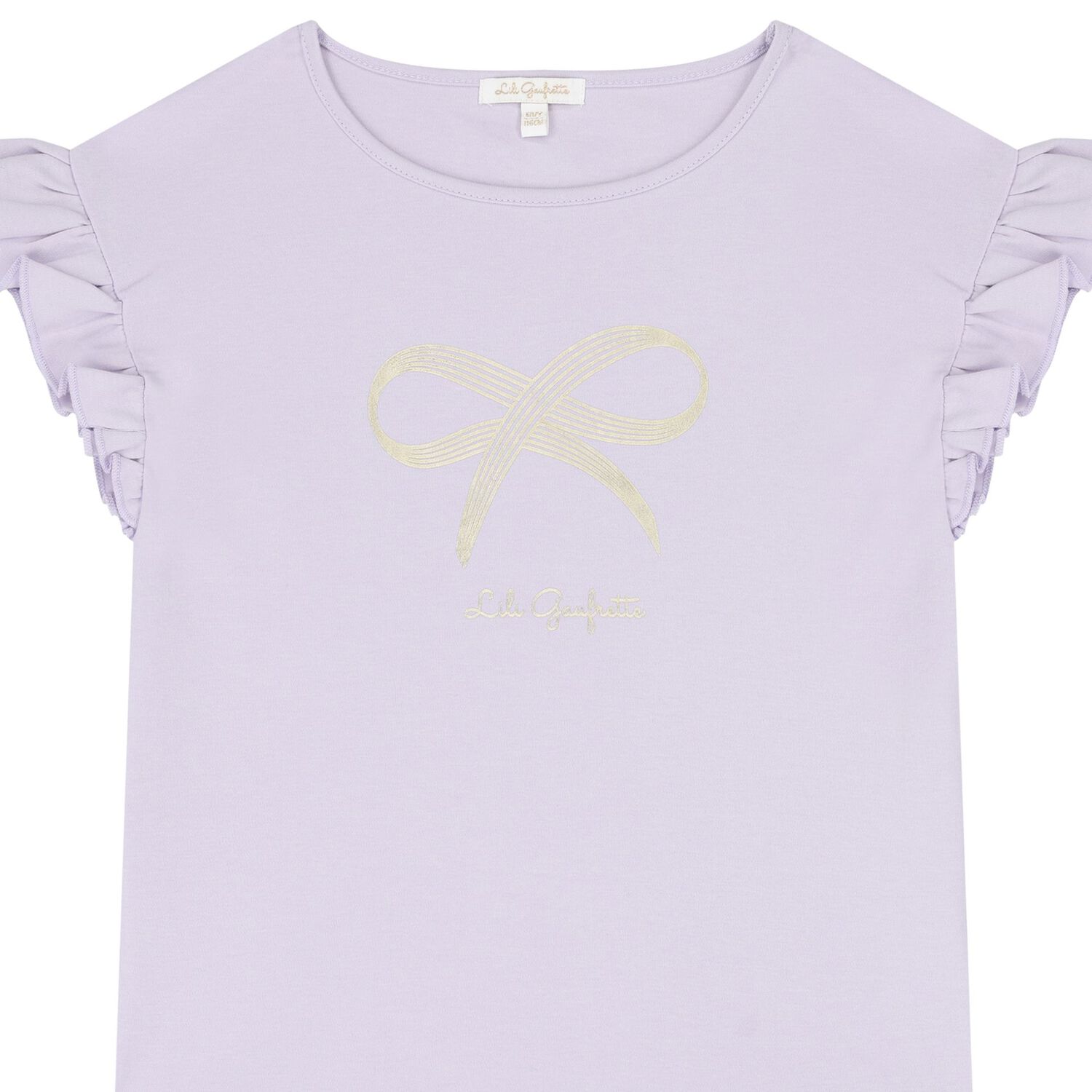 توب بنات مكشكش بفيونكة باللون البنفسجى , 1, hi-res image number null