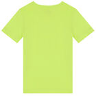 Boys Neon Green Logo T-Shirt, 2, hi-res