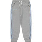 Boys Grey Logo Tracksuit, 1, hi-res