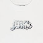Girls White Logo Long Sleeve Top, 1, hi-res