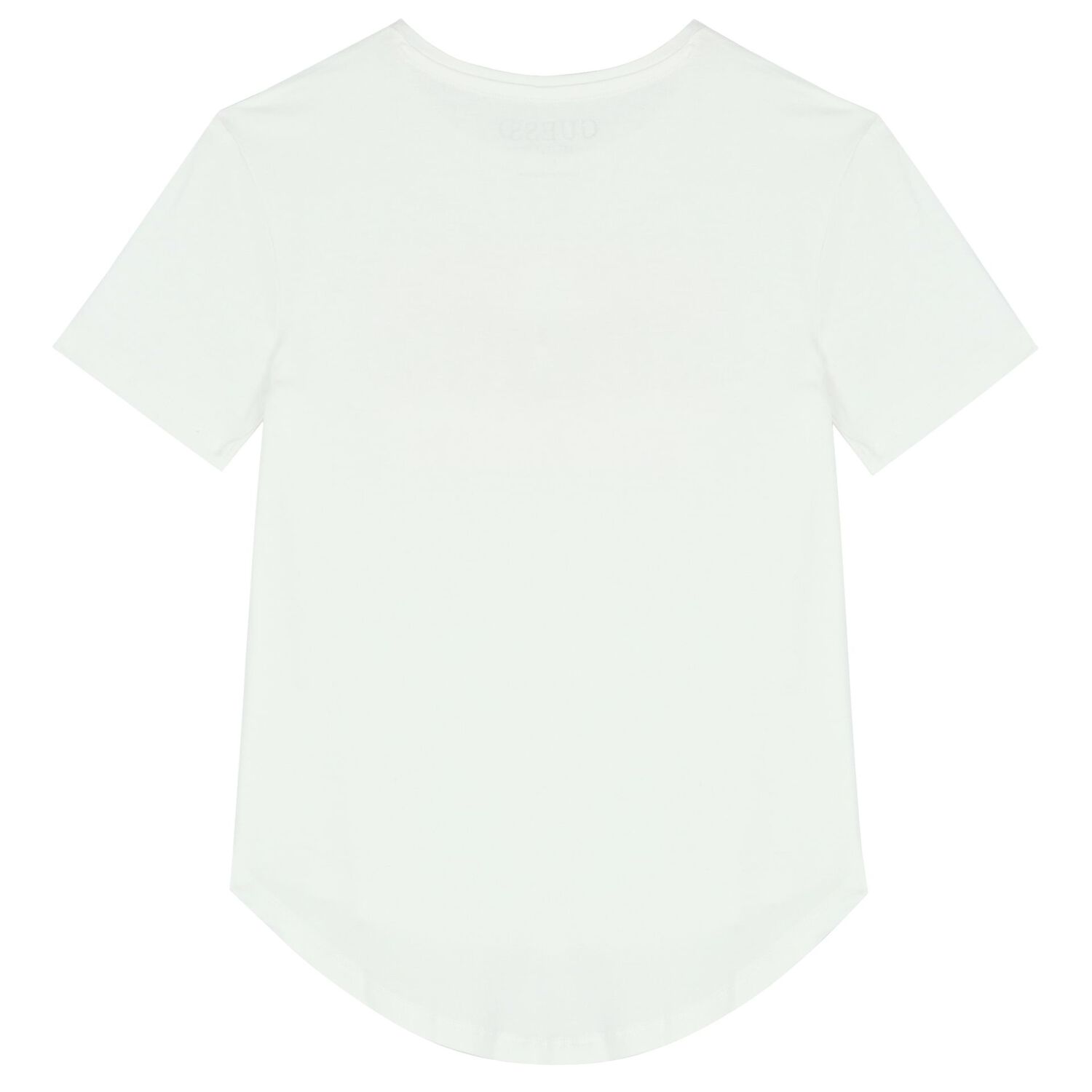 تيشيرت بنات بالشعار والزهور باللون الأبيض, 1, hi-res image number null