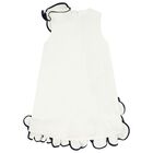 فستان بنات مزين بالزهور باللون الابيض , 1, hi-res