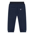 Baby Boys Blue Logo Teddy Bear Trousers Set, 1, hi-res