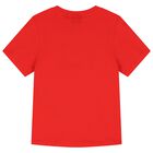 Boys Red Logo T-Shirt, 4, hi-res