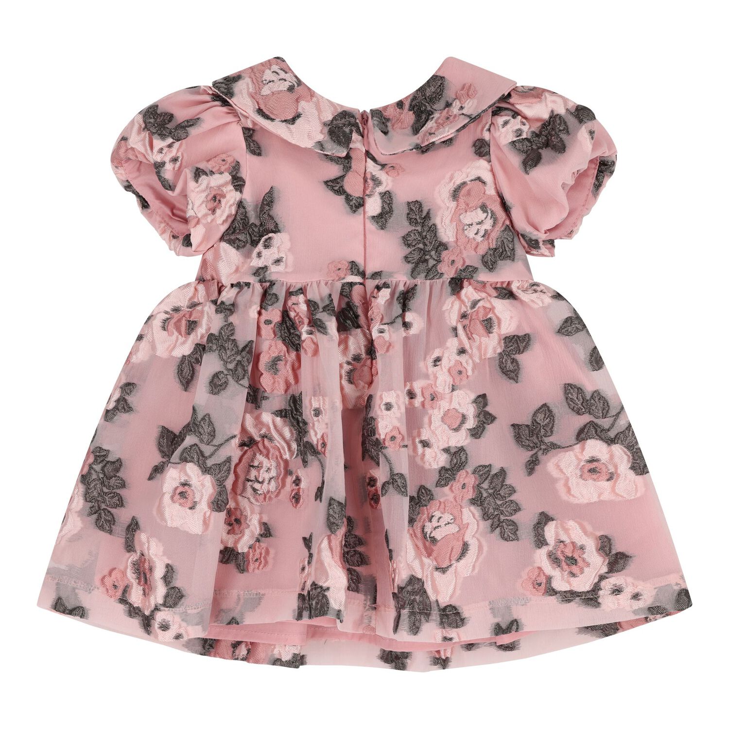Younger Girls Pink Floral Dress, 1, hi-res image number null