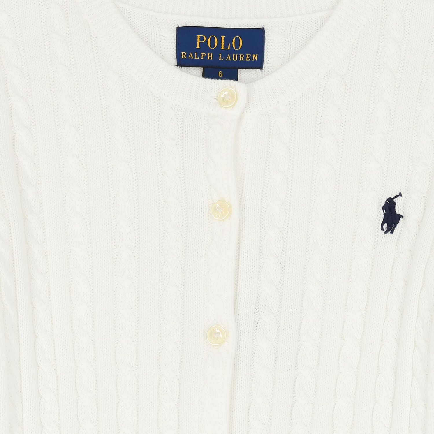 كارديجان بنات بالشعار باللون العاجي, 1, hi-res image number null