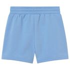 Younger Boys Blue Logo Shorts, 4, hi-res
