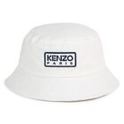 White Logo Bucket Hat, 1, hi-res