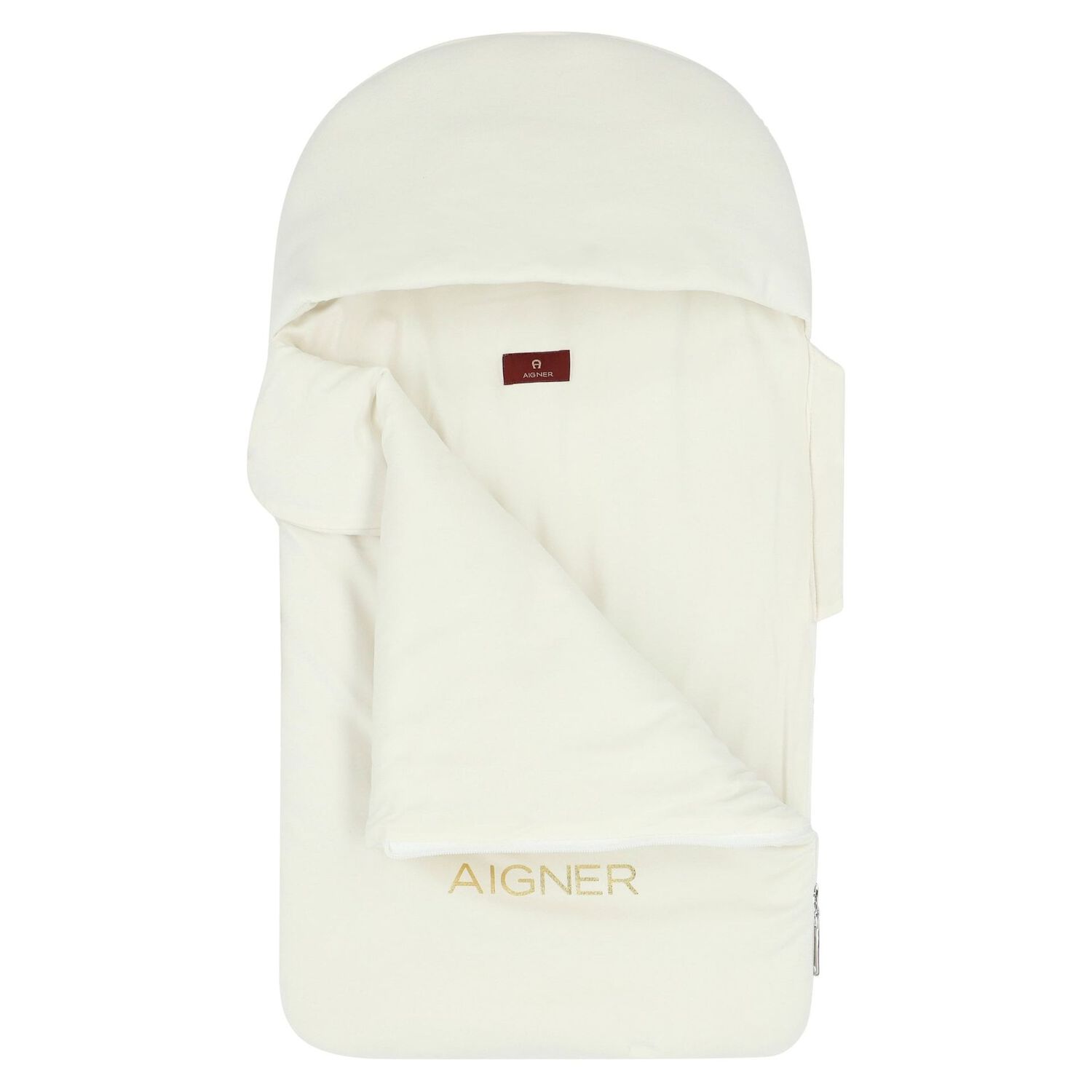 مدس بالشعار باللون العاجى والذهبى, 1, hi-res