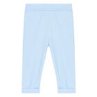 Baby Boys Ivory & Blue Tracksuit Set, 2, hi-res