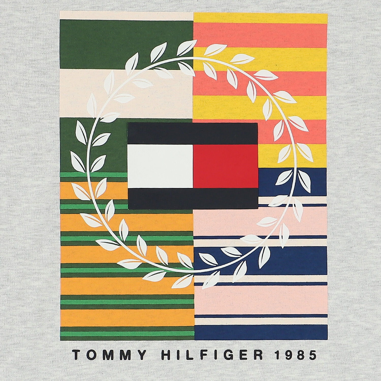 تيشيرت أولاد بالشعار باللون الرمادى, 1, hi-res