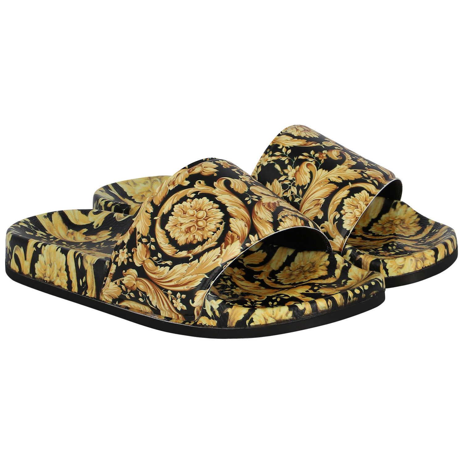 سلايدر باروكو باللون الذهبي والأسود, 1, hi-res