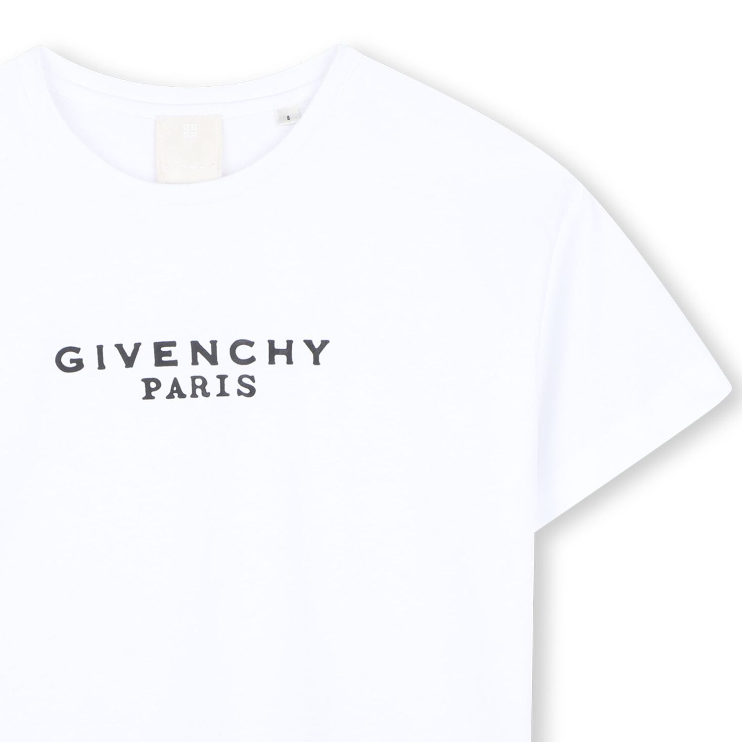 Girls White Logo T-Shirt, 1, hi-res