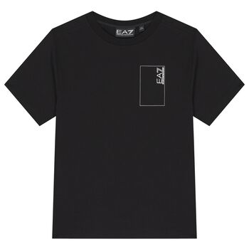 Boys Black Logo T-Shirt