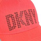 Girls Neon Pink Logo Cap, 1, hi-res