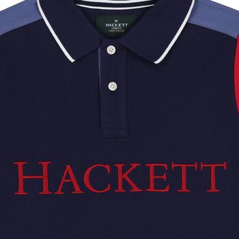 Boys Navy Blue Logo Polo Shirt