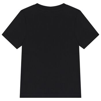 Boys Black Logo T-Shirt
