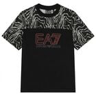 تيشيرت اولاد بالشعار باللون الاسود , 2, hi-res