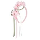 Girls Pink Cherry Blossom Headband, 1, hi-res