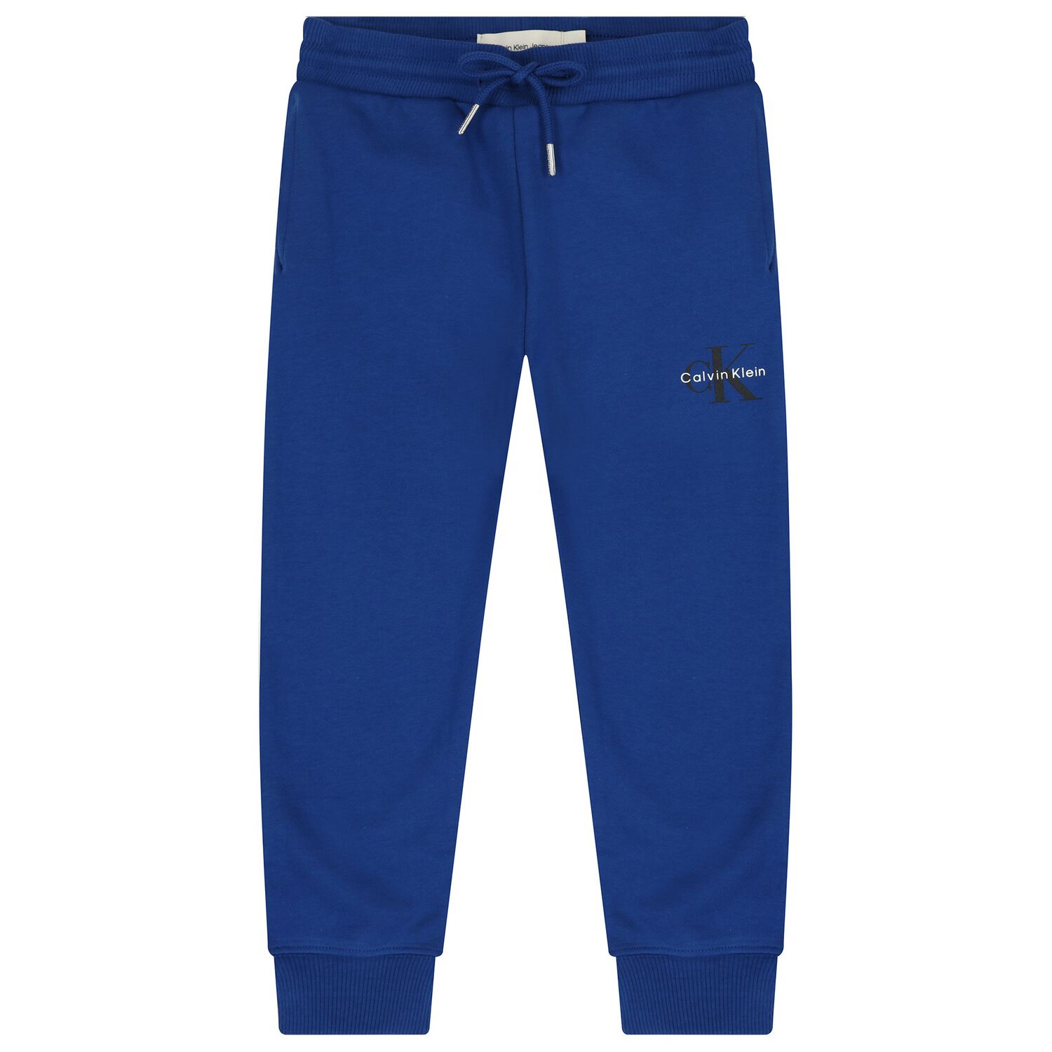 Boys Blue Logo Joggers , 2, hi-res