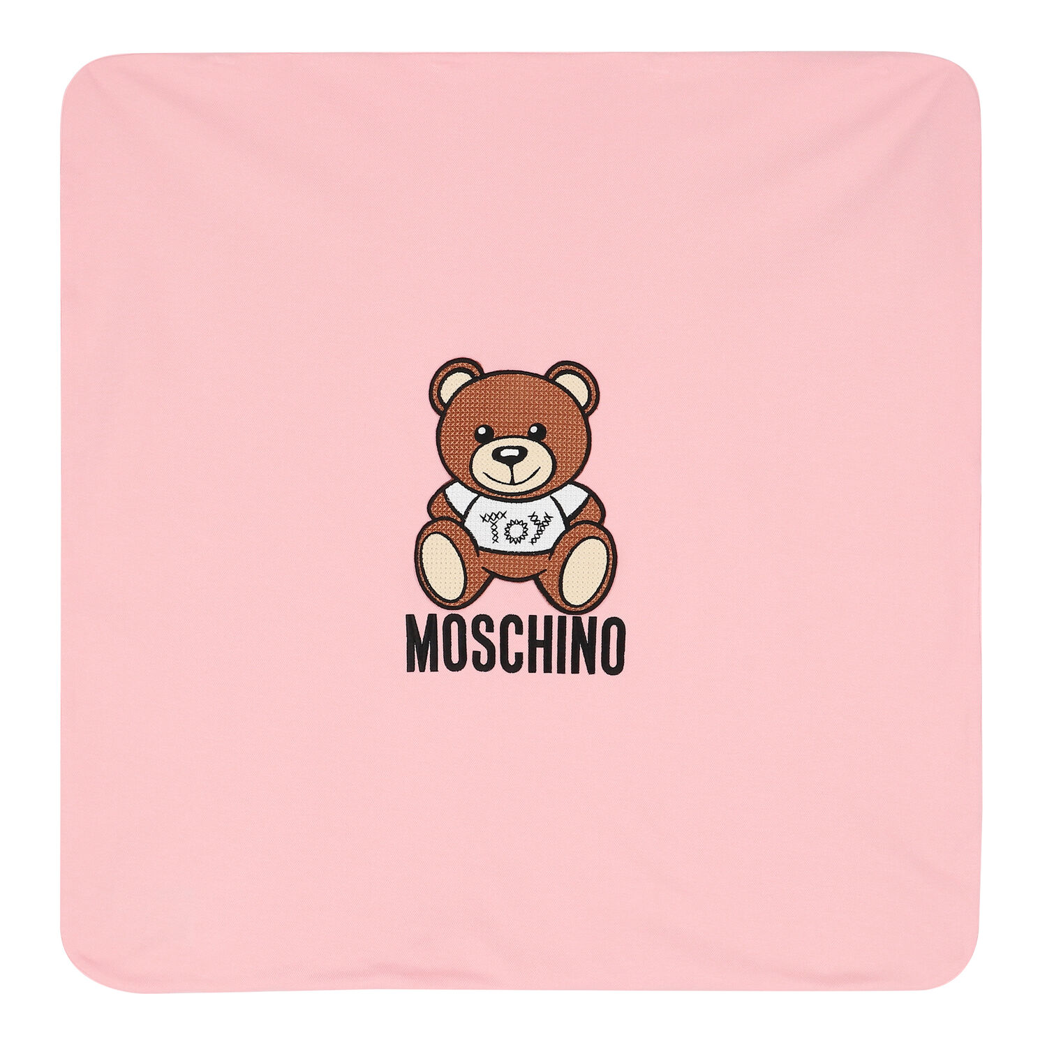Pink Teddy Logo Blanket, 4, hi-res
