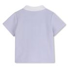 طقم شورت محبوك أبيض وأزرق للأولاد الرضع, 2, hi-res