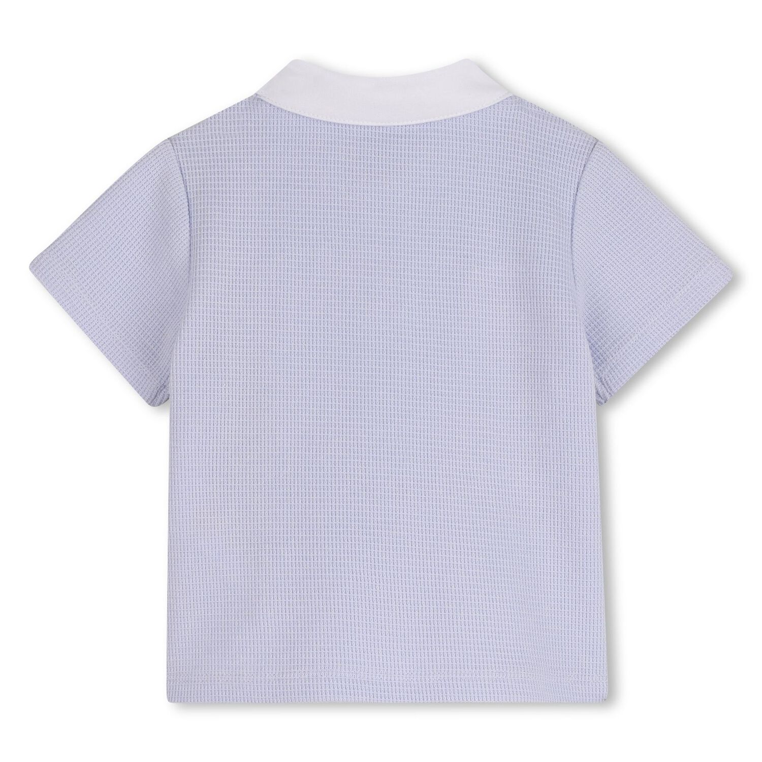 طقم شورت محبوك أبيض وأزرق للأولاد الرضع, 2, hi-res